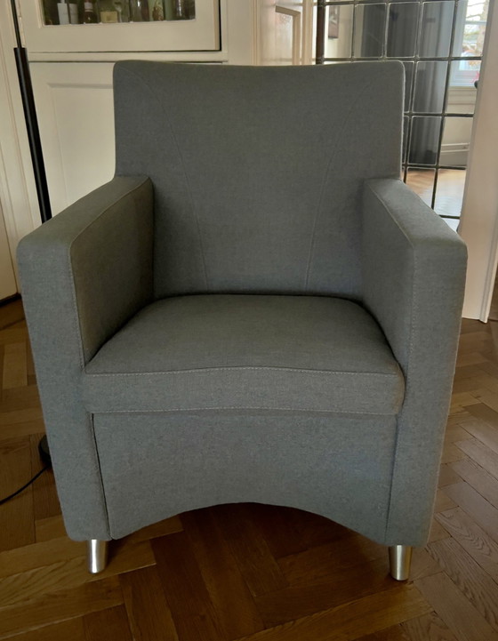 Image 1 of Leolux Dolcinea Fauteuil Grijs (2 St Beschikbaar)