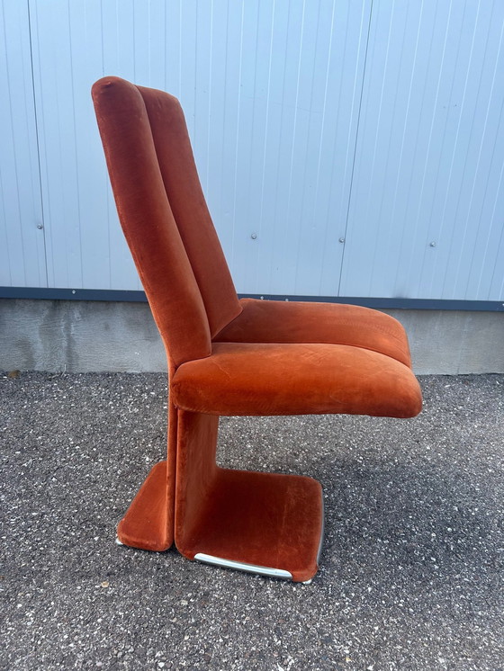 Image 1 of Paar Italiaanse stoelen 1970