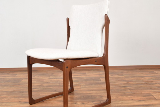 Image 1 of Mid Century Deense teakhouten eetkamerstoelen van Vamdrup, 1960S, set van 4