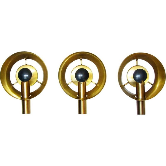 Image 1 of Vintage messing wandlampen voor Lyfa, Denemarken 1960