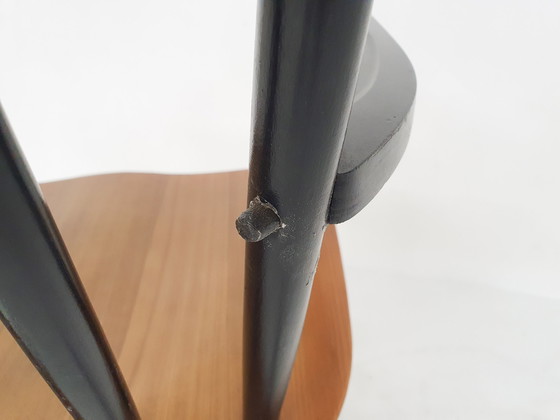 Image 1 of Mid-eeuwse schommelstoel met spindle rugleuning, Nederland 1960's