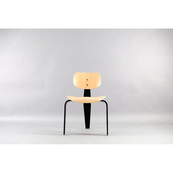 Image 1 of Vintage SE42 bijzetstoel in beukenhout van Egon Eiermann voor Wilde en Spieth, Duitsland 1959