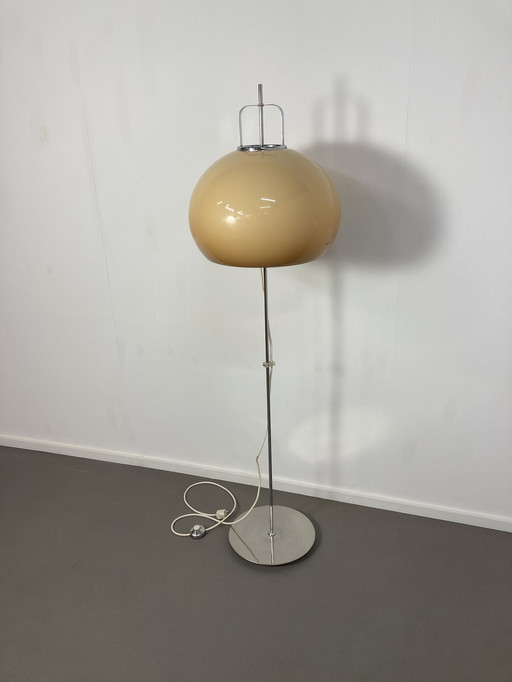 Vintage Harvey Guzzini Vloer Lamp Italy