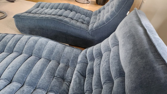 Image 1 of 2x Calia Italia Foxtrot Ligfauteuils Chaise Longue