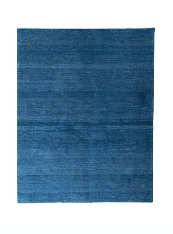 Image 1 of Handgeknoopt Gabbeh Loribaft Vloerkleed - Nieuw, Blauw, 250 X 196 cm