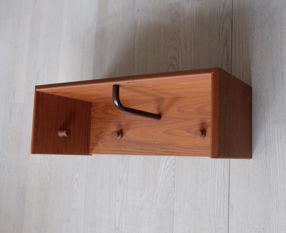 Image 1 of Kapstok Hoedenrek teak VILDBJERG Mid Century