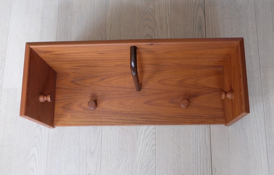 Image 1 of Kapstok Hoedenrek teak VILDBJERG Mid Century