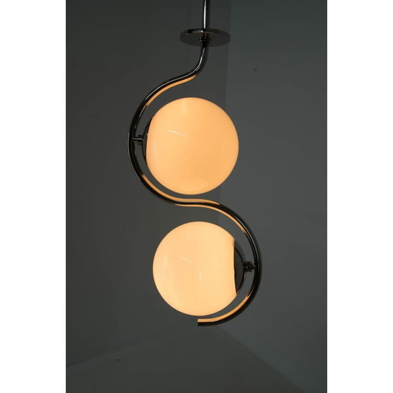 Image 1 of Vintage functionalistische kroonluchter van Jindrich Halabala, jaren 1930