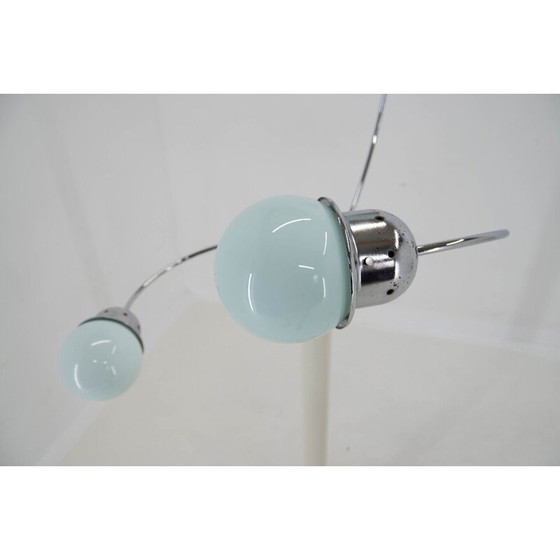 Image 1 of Vintage Space Age vloerlamp van metaal met 3 armen, Italië 1960