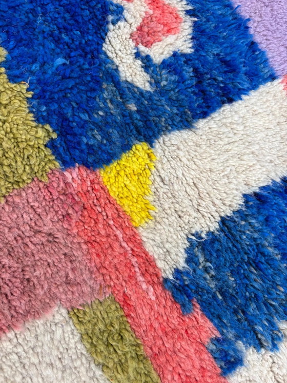 Image 1 of Modern Kleurrijk Marokkaans Vloerkleed 210x290 cm