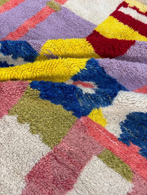 Image 1 of Modern Kleurrijk Marokkaans Vloerkleed 210x290 cm