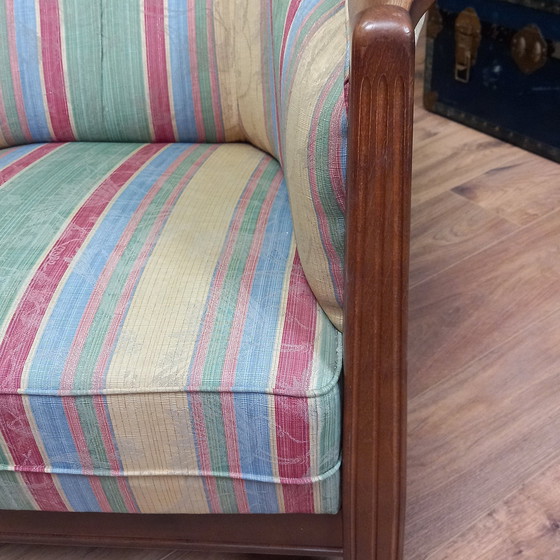 Image 1 of Vintage Stoffen Clubfauteuil