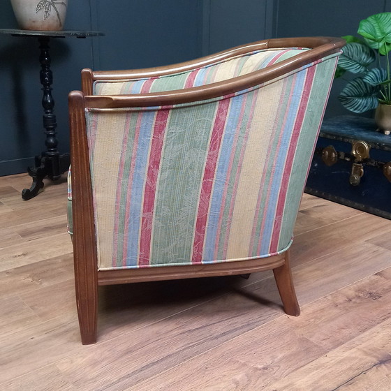 Image 1 of Vintage Stoffen Clubfauteuil