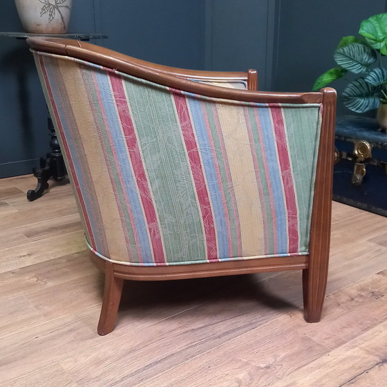 Image 1 of Vintage Stoffen Clubfauteuil