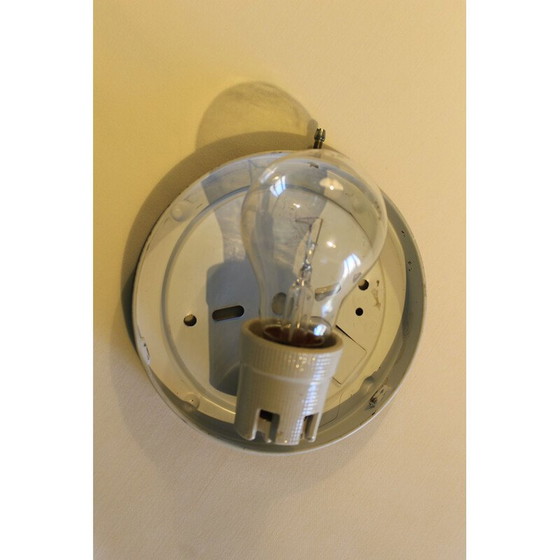 Image 1 of Vintage glazen plafond- of wandlamp, Italië, 1970