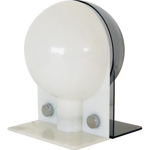 Vintage Sirio lamp in methacrylaat en plexiglas van Sergio Brazzoli en Ermanno Lampa voor Guzzini, Italië 1970
