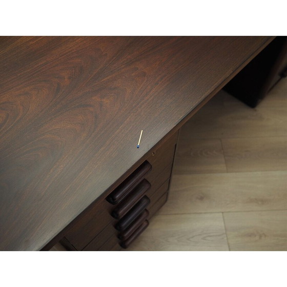 Image 1 of Vintage notenhouten bureau, Denemarken 1960