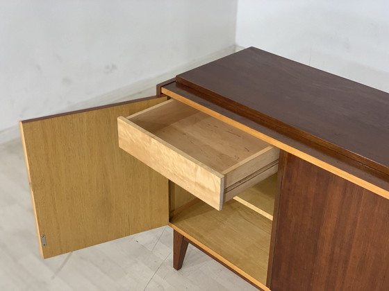 Image 1 of Mid Century ladekast buffetkast kast hal dressoir vintage