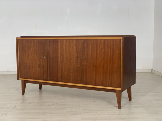 Image 1 of Mid Century ladekast buffetkast kast hal dressoir vintage