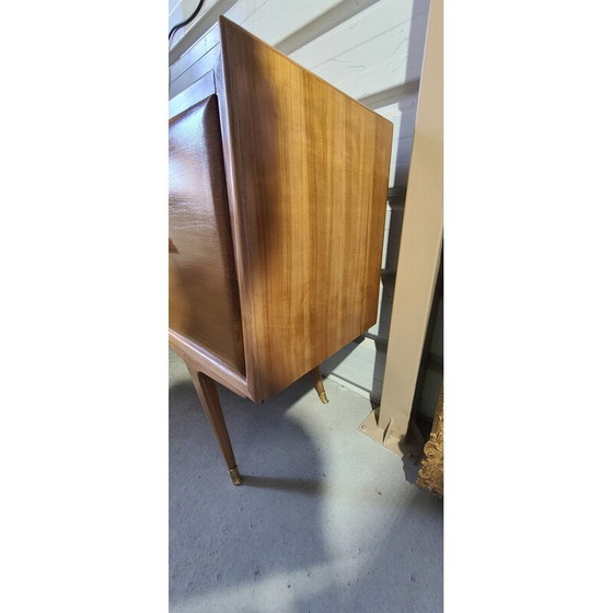 Image 1 of Vintage dressoir van hout en iepenhoutfineer, Italië 1950