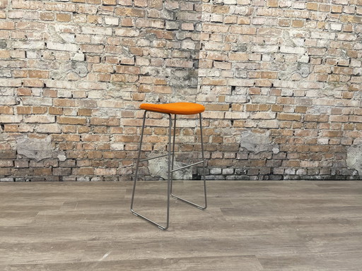 Cappellini Hi Pad Stool Oranje