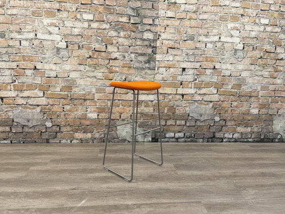 Image 1 of Cappellini Hi Pad Stool Oranje