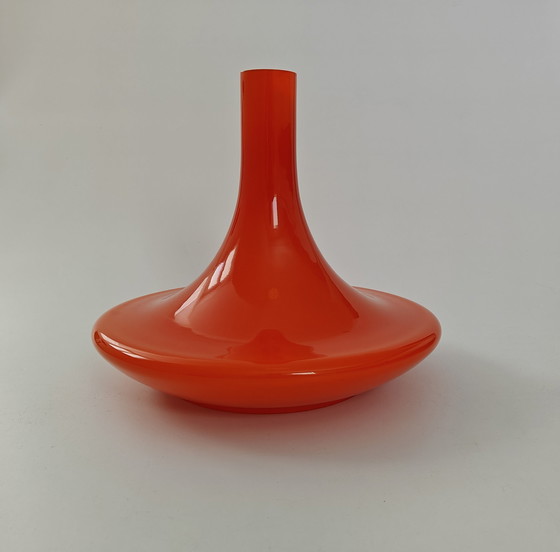 Image 1 of Peill & Putzler Oranje Hanglamp  Glas