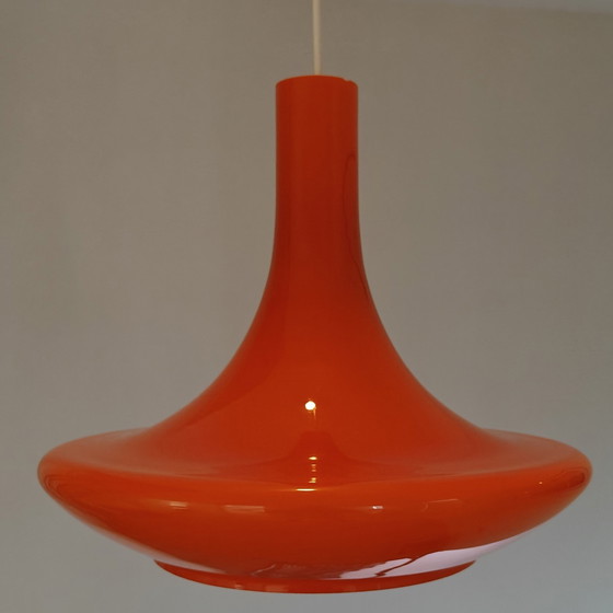 Image 1 of Peill & Putzler Oranje Hanglamp  Glas