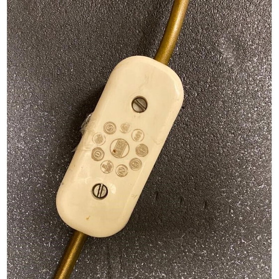 Image 1 of Vintage Italiaanse zwarte keramiek lamp van Cenacchi, Italië 1970