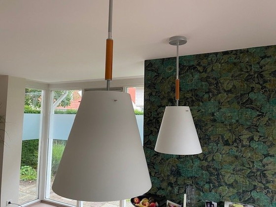 Image 1 of 2 Stijlvolle Lampen – Gemaakt Van Murano Glas