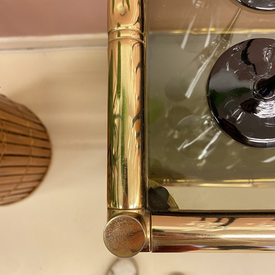 Image 1 of Italian Faux Bamboo Barcart / Sidetable