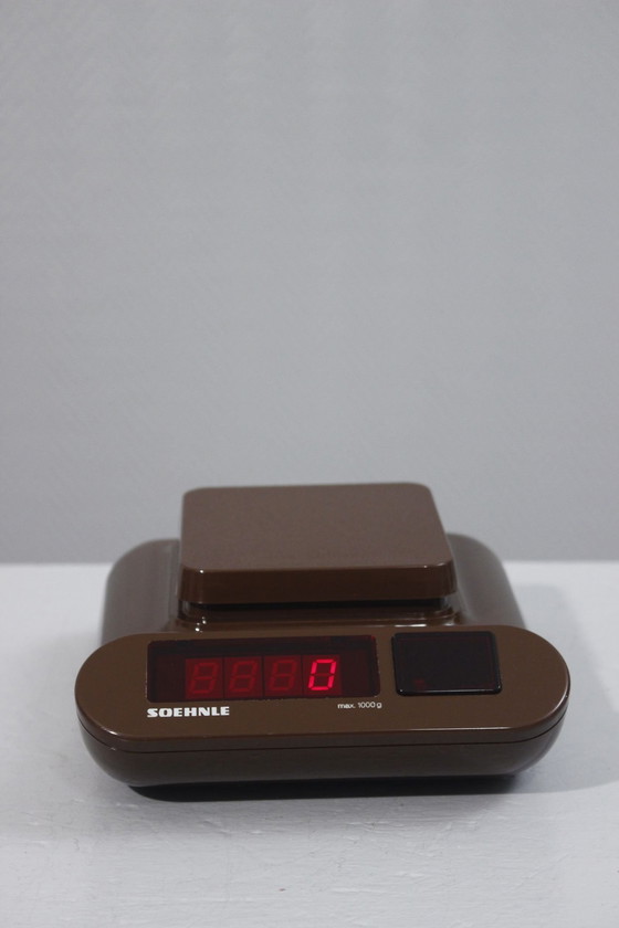 Image 1 of Vintage Soehnle Mignon Space Age 1970S Led Elektronische Keukenweegschaal