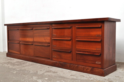 Vintage Mahonie Ladekast / Dressoir