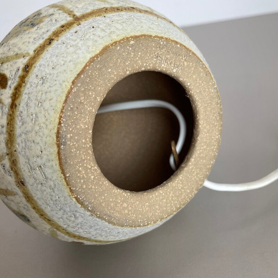 Image 1 of Vintage keramieken tafellamp voor Soholm, Denemarken 1970