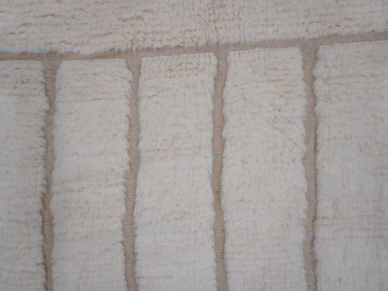 Image 1 of Berber tapijt - 292 cm x 200 cm - wit wol