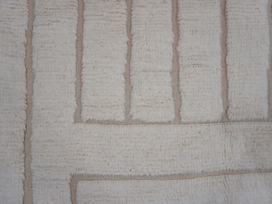 Image 1 of Berber tapijt - 292 cm x 200 cm - wit wol