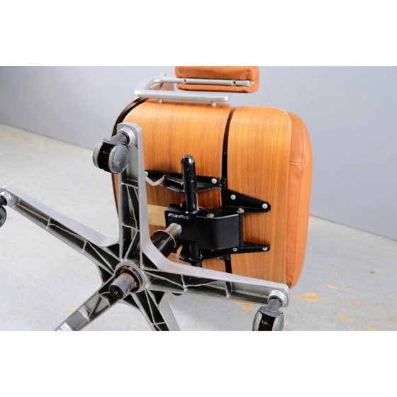 Image 1 of Vintage Pasal leren stoel door Dittert voor Stoll Giroflex, Duitsland 1960