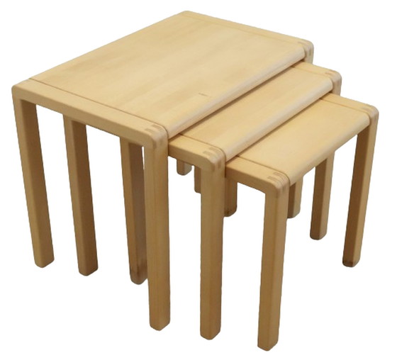 Image 1 of Salling stolefabrik nesting tables 'Aarsballe' vintage