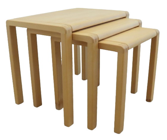 Image 1 of Salling stolefabrik nesting tables 'Aarsballe' vintage