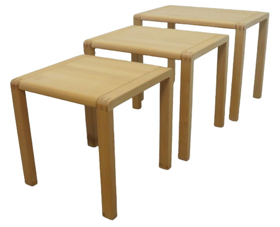 Image 1 of Salling stolefabrik nesting tables 'Aarsballe' vintage