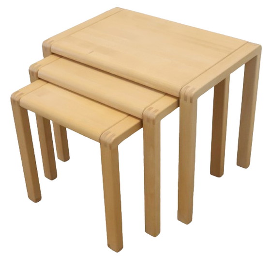 Image 1 of Salling stolefabrik nesting tables 'Aarsballe' vintage