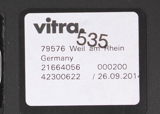 Image 1 of 6X Vitra Softshell Stoel Antraciet