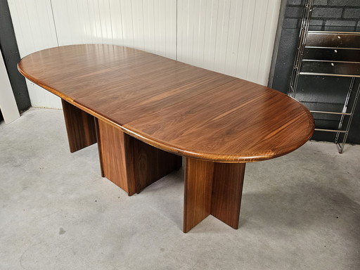 Vintage Uitschuifbare Eettafel Teak