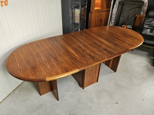 Vintage Uitschuifbare Eettafel Teak