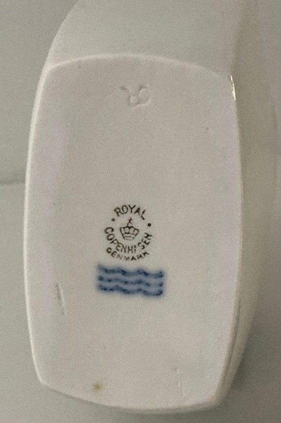 Image 1 of Zeldzame Vioolvormige Royal Copenhagen Heering Fles Met Stop