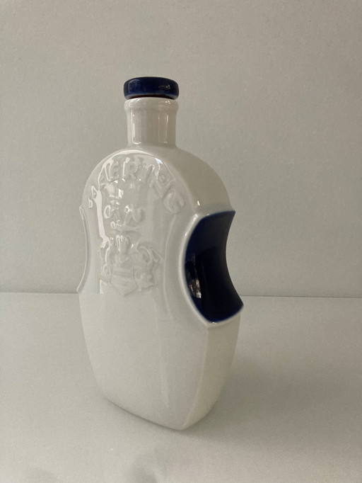 Zeldzame Vioolvormige Royal Copenhagen Heering Fles Met Stop