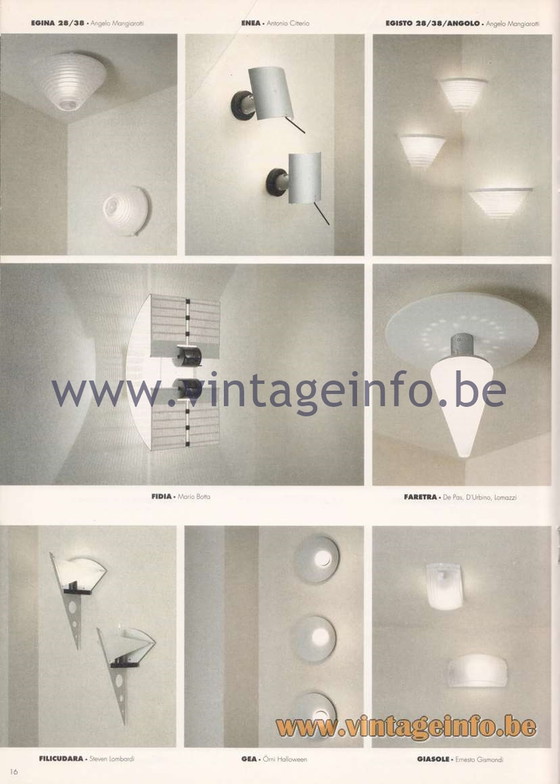 Image 1 of Artemide "Enea" design wandlamp door Antonio Citterio