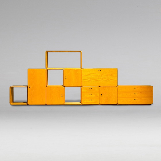 Image 1 of Modulaire wandmeubel "Samara" van Derk De Vries voor Maisa, Italië, 1970S