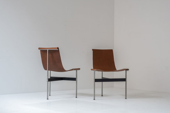 Image 1 of Set van vier eetkamerstoelen van Willam Katavolos, Douglas Kelley en Ross Littell voor Laverne International, USA 1952. 