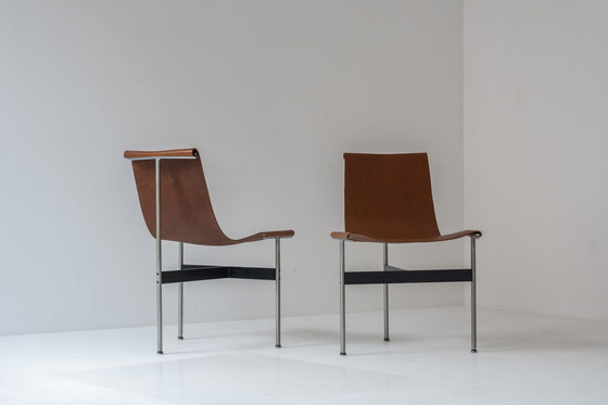 Image 1 of Set van vier eetkamerstoelen van Willam Katavolos, Douglas Kelley en Ross Littell voor Laverne International, USA 1952. 